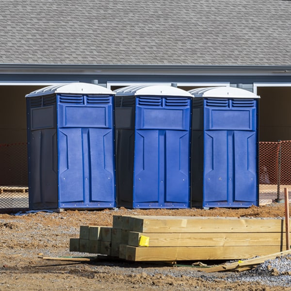 what is the cost difference between standard and deluxe portable toilet rentals in North Clarendon